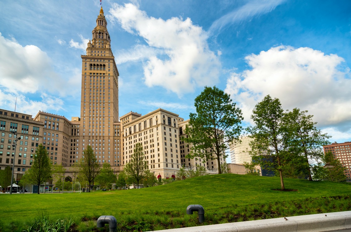 Der Terminal Tower in Cleveland